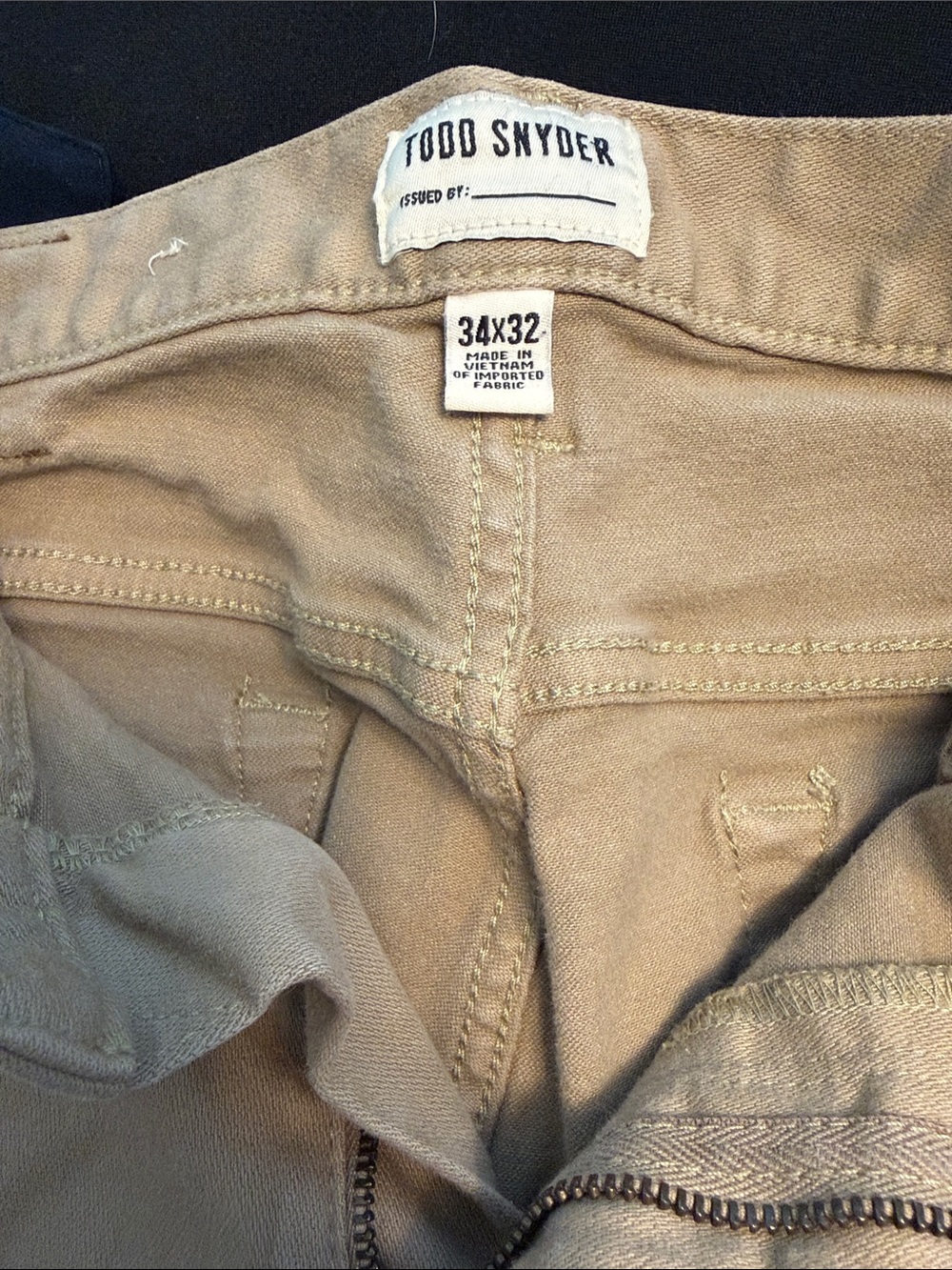 Todd Snyder Tan Khaki Chino Pants